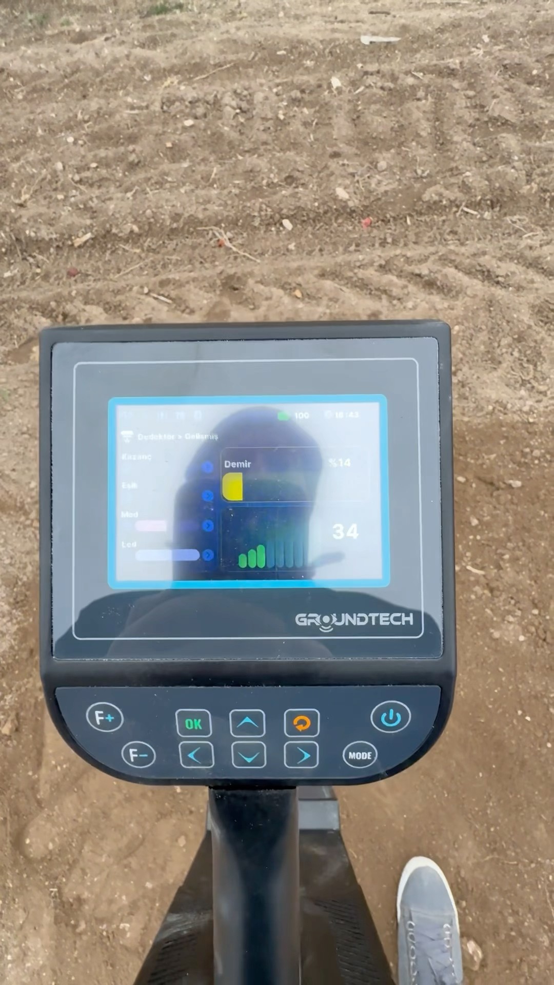 Groundtech A2 Dedektör 1 Metre Test !!